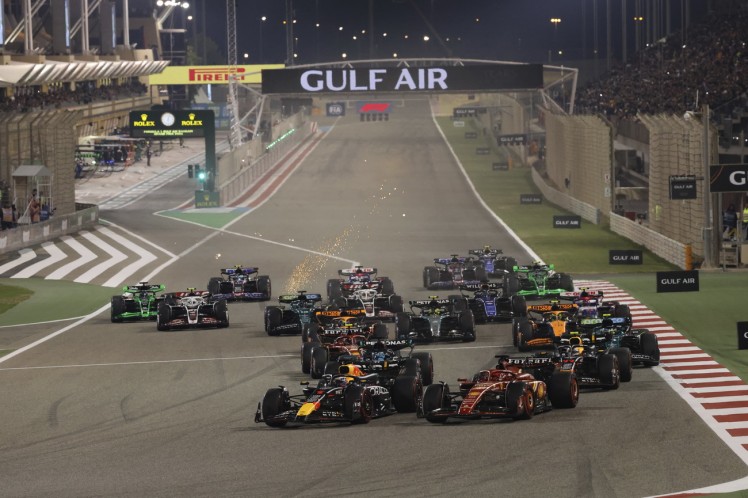 Départ du GP F1 de Bahrain