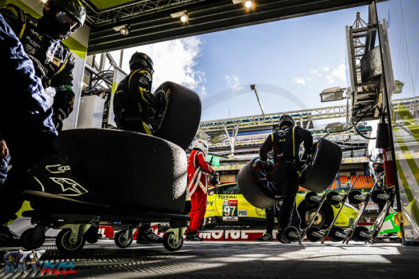 97 LYNN Alexander (gbr), MARTIN Maxime (bel), ADAM Jonathan (gbr), Aston Martin Vantage team Aston Martin racing, ambiance during the 2019 Le Mans 24 hours tests and qualifying session from June 12 to 13 at Le Mans circuit, France - Photo Francois Flamand / DPPI