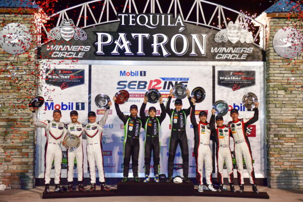 #22 TEQUILA PATRON ESM (USA) NISSAN DPI JOHANNES VAN OVERBEEK (USA) PIPO DERANI (BRA) NICOLAS LAPIERRE (FRA) WINNER PROTOTYPE #911 PORSCHE GT TEAM (DEU) PORSCHE 911 RSR PORSCHE GTLM PATRICK PILET (FRA) NICK TANDY (GBR) FREDERIC MAKOWIECKI (FRA) WINNER GTLM #48 PAUL MILLER RACING (USA) LAMBORGHINI HURACAN GT3 LAMBORGHINI GTD BRYAN SELLERS (USA) MADISON SNOW (USA) COREY LEWIS (USA) WINNER GTD