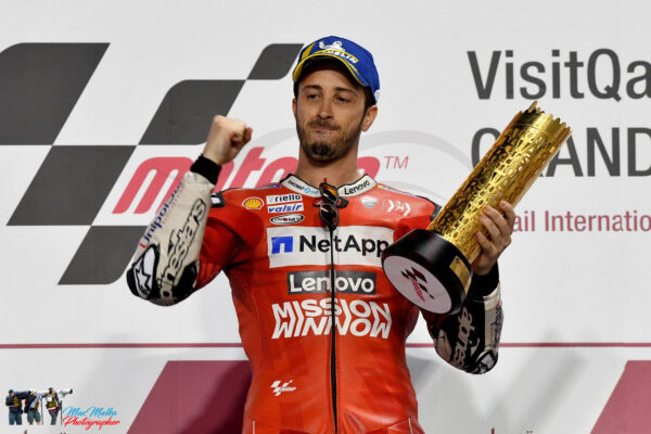 ANDREA DOVIZIOSO ITA Mission Winnow Ducati Team DUCATI MotoGP GP Qatar 2019 (Circuit Losail) 08-10.03.2019 photo: MICHELIN