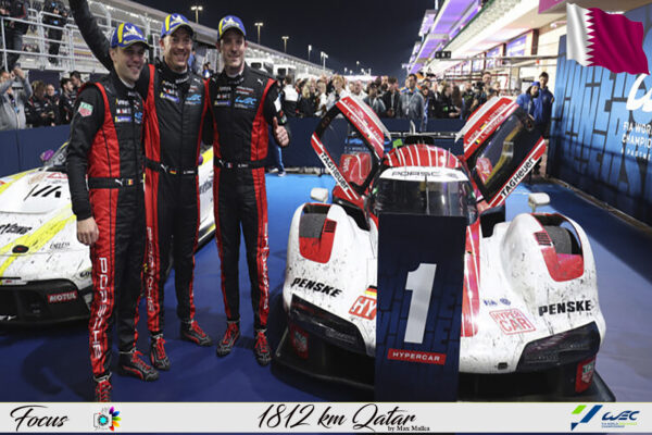 LOSAIL INTERNATIONAL CIRCUIT, QATAR - MARCH 02: #6 PORSCHE PENSKE MOTORSPORT Porsche 963 Hypercar of Kevin Estre, Andre Lotterer and Laurens Vanthoor at Losail International Circuit on Saturday March 02, 2024 in Losail, Qatar. (Photo by LAT Images)