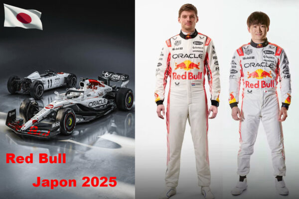 RED BULL JAPON 2025 avec drapeau